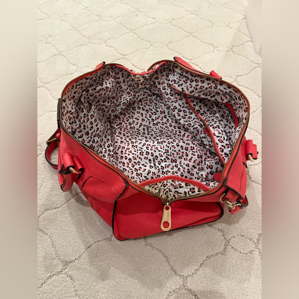 Chic Red Satchel by Dimoni - Picture 3 of 9